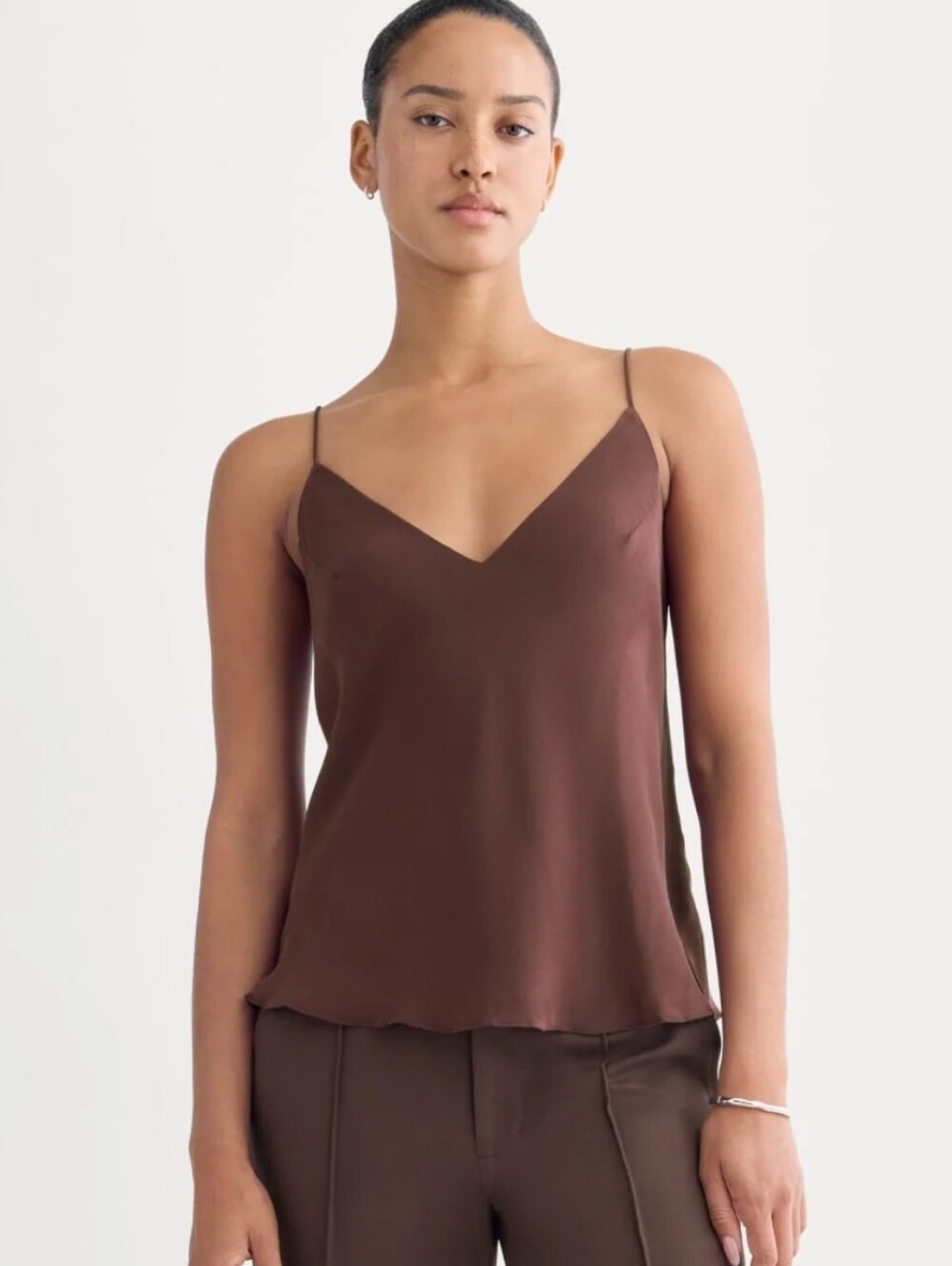 🆕EVERLANE The Tie-Back Cami in Washable Silk
